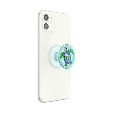 Suport pentru Telefon Popsockets PopGrip, PlantCore Translucent Tortuga