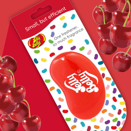 Odorizant Solid pentru Masina set 2 buc, Jelly Belly, Very Cherry