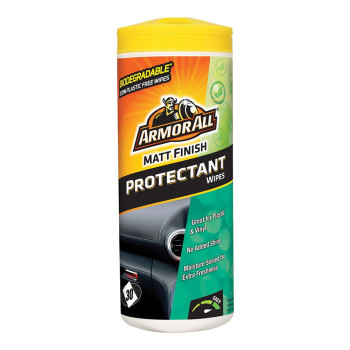 Servetele auto Armor All 30 buc Grozav pentru plastic și vinil, parfum de citrice, finisaj mat, Alb