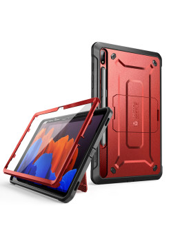 Husa pentru Samsung Galaxy Tab S8 Ultra, Supcase Unicorn Beetle Pro, Metallic Red