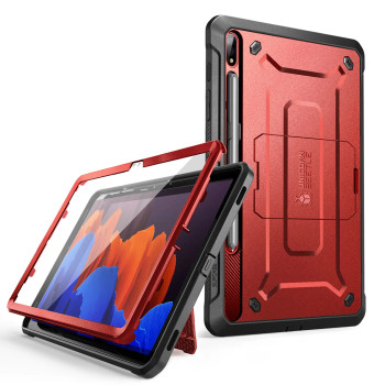 Husa pentru Samsung Galaxy Tab S8 Ultra, Supcase Unicorn Beetle Pro, Metallic Red