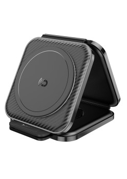 Statie de Alimentare pentru Casti, Ceas si Telefon, 15W - Hoco Unique (CQ4) - Black