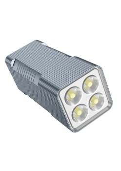 Lanterna 22.5W cu Baterie Externa 10000mAh - Hoco (Q15) - Metal Gray