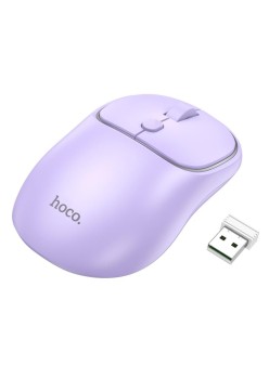 Mouse Fara Fir 2.4G, 1600 DPI - Hoco Royal (GM25) - Romantic Purple