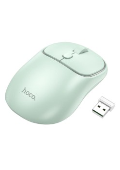 Mouse Fara Fir 2.4G, 1600 DPI - Hoco Royal (GM25) - Light Green