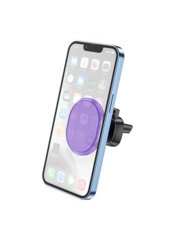 Suport Auto cu Magnet pentru Grila de Ventilatie - Hoco Crystal (H1) - Romantic Purple