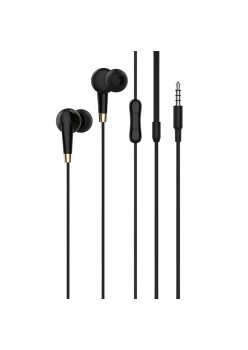 Casti Jack cu Microfon, 1.2m - Hoco Amazing (M58) - Black