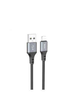 Cablu de Date USB la Lightning, 2.4A, 3m - Hoco Honest (X92) - Black
