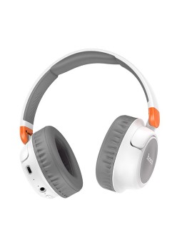 Casti Fara Fir cu Slot pentru Card TF si Mufa 3.5mm - Hoco Adventure (W43) - White