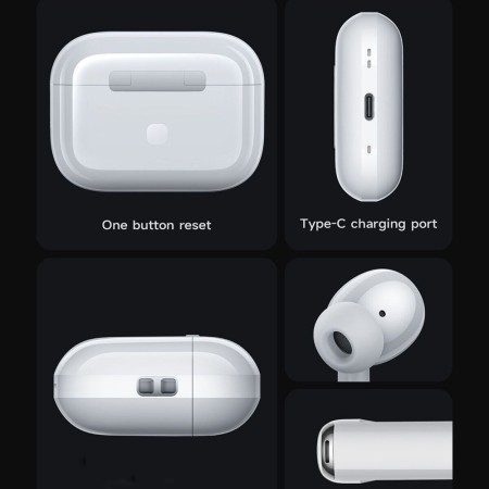 Casti Bluetooth, TWS, Hi-Fi - Hoco (EW59) - White