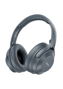 Casti Bluetooth 5.3, Active Noise Reduction, Multipoint - Hoco (W37) - Smoky Blue