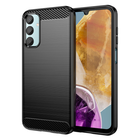 Husa Carbon pentru Samsung Galaxy M15, Tech Protects, Black
