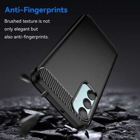 Husa Carbon pentru Samsung Galaxy M15, Tech Protects, Black