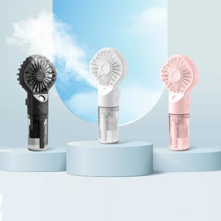 Ventilator Portabil cu Port USB si 4 Viteze - Techsuit (G10) - Pink
