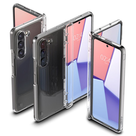 Husa pentru Samsung Galaxy Z Fold 5 Spigen Thin Fit, Crystal Clear