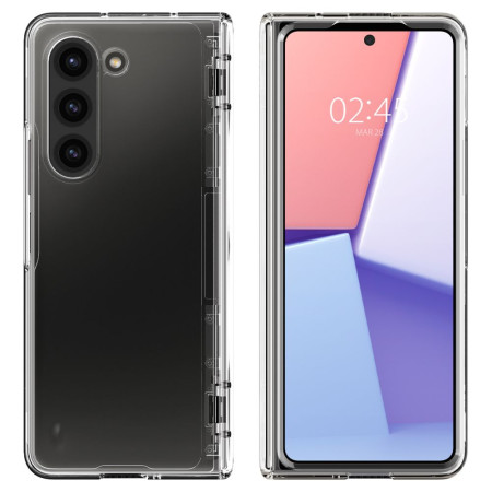 Husa pentru Samsung Galaxy Z Fold 5 Spigen Thin Fit, Crystal Clear