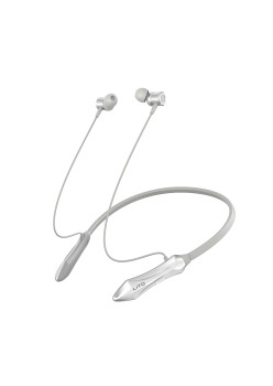 Casti bluetooth Fara fir Lito LT-V135 cu bandă gât pentru sport, cu microfon, Bluetooth V5.3, 160mAh, Silver