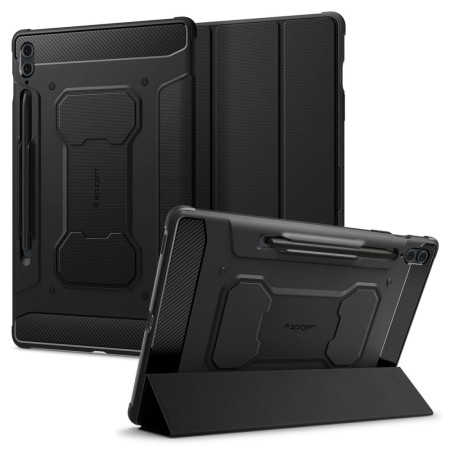 Husa pentru Samsung Galaxy Tab S9 FE Plus Spigen Rugged Armor Pro, Black
