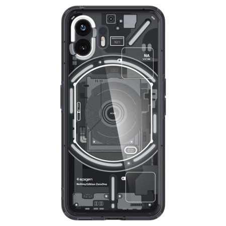 Husa pentru Nothing Phone 2 Spigen Ultra Hybrid Zero One, Matte Black