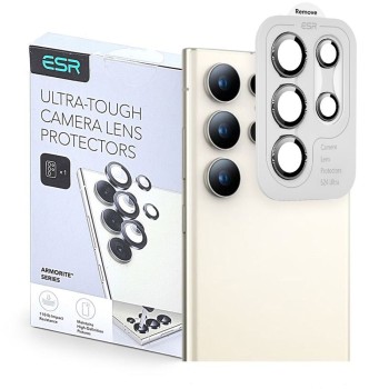 Folie Camera pentru Samsung Galaxy S25 Ultra - ESR Armorite Camera Lens Protectors - Black