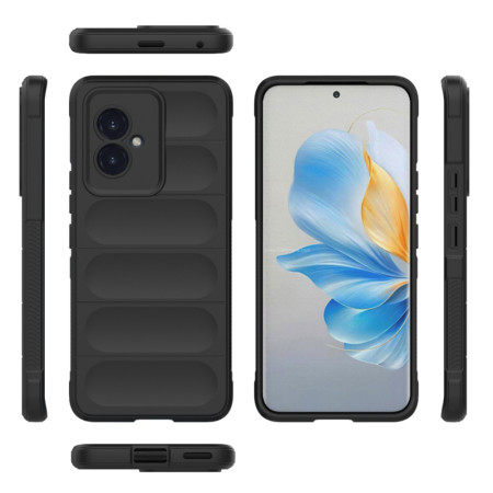 Husa pentru Honor 100, Antisoc, Margini Striatii, Magic Shield, Black