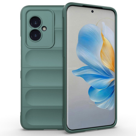 Husa pentru Honor 100, Antisoc, Margini Striatii, Magic Shield, Green