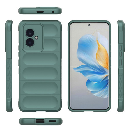 Husa pentru Honor 100, Antisoc, Margini Striatii, Magic Shield, Green