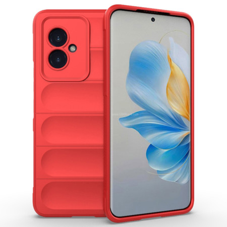 Husa pentru Honor 100, Antisoc, Margini Striatii, Magic Shield, Red