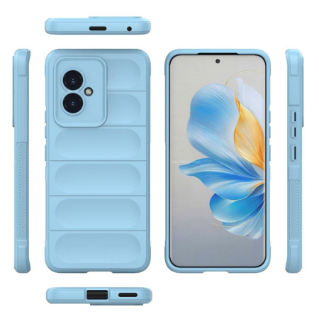 Husa pentru Honor 100, Antisoc, Margini Striatii, Magic Shield, Bleu