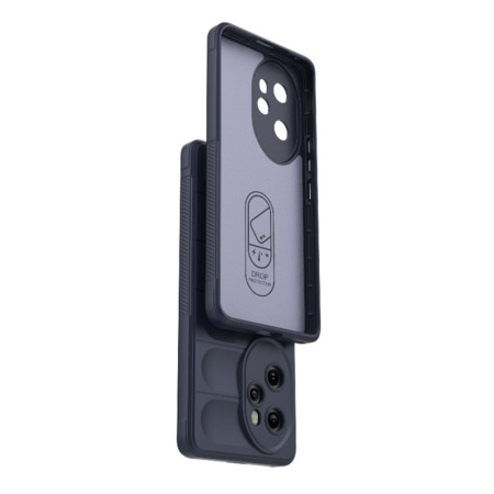 Husa pentru Honor 100 Pro, Antisoc, Margini Striatii, Magic Shield, Black