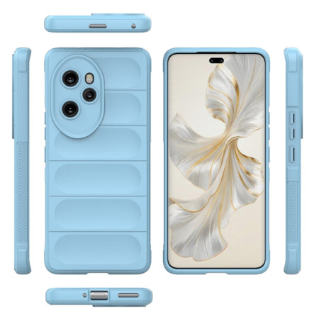 Husa pentru Honor 100 Pro, Antisoc, Margini Striatii, Magic Shield, Bleu