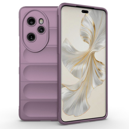 Husa pentru Honor 100 Pro, Antisoc, Margini Striatii, Magic Shield, Purple