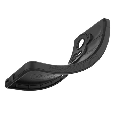 Husa pentru Oppo Reno 11, Antisoc, Margini Striatii, Magic Shield, Black