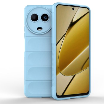Husa pentru Realme 11 5G, Antisoc, Margini Striatii, Magic Shield, Bleu