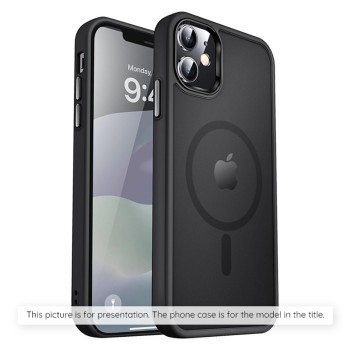 Husa pentru iPhone 14 Plus - Techsuit HaloFrost MagSafe Series - Black
