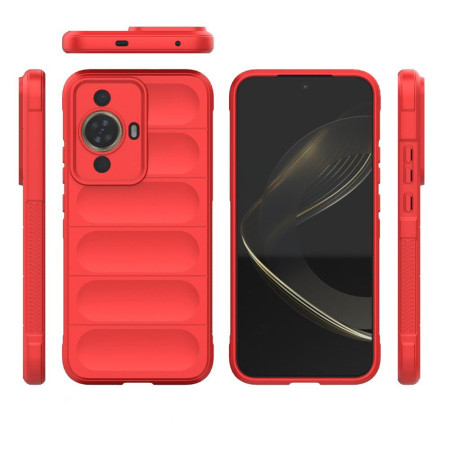 Husa pentru Huawei nova 11 / nova 12s, Antisoc, Margini Striatii, Magic Shield, Red