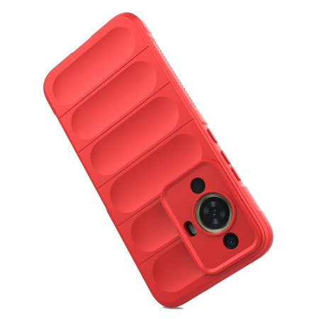 Husa pentru Huawei nova 11 / nova 12s, Antisoc, Margini Striatii, Magic Shield, Red