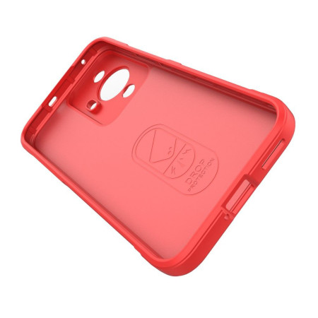 Husa pentru Huawei nova 11 / nova 12s, Antisoc, Margini Striatii, Magic Shield, Red