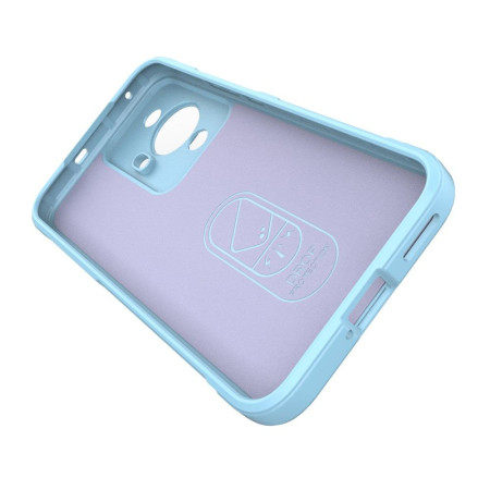 Husa pentru Huawei nova 11 / nova 12s, Antisoc, Margini Striatii, Magic Shield, Bleu