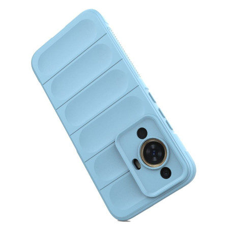 Husa pentru Huawei nova 11 / nova 12s, Antisoc, Margini Striatii, Magic Shield, Bleu