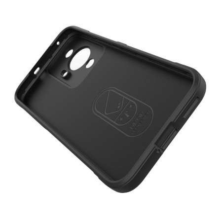 Husa pentru Huawei nova 11 / nova 12s, Antisoc, Margini Striatii, Magic Shield, Black