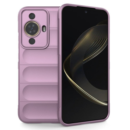 Husa pentru Huawei nova 11 / nova 12s, Antisoc, Margini Striatii, Magic Shield, Purple