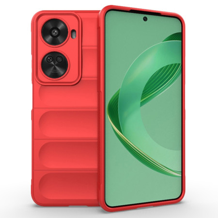 Husa pentru Huawei nova 11 SE / 12 SE, Antisoc, Margini Striatii, Magic Shield, Red