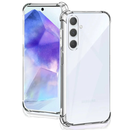 Husa Antisoc pentru Samsung Galaxy M55, AirBag PRO, Clear