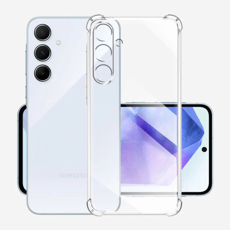 Husa Antisoc pentru Samsung Galaxy M55, AirBag PRO, Clear