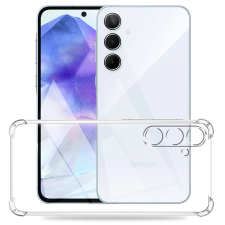 Husa Antisoc pentru Samsung Galaxy M55, AirBag PRO, Clear