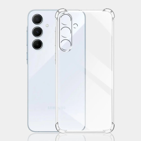 Husa Antisoc pentru Samsung Galaxy M55, AirBag PRO, Clear