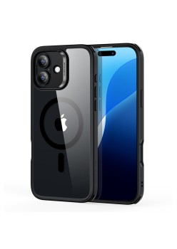 Husa pentru iPhone 16 - ESR Classic Hybrid HaloLock - Clear Black