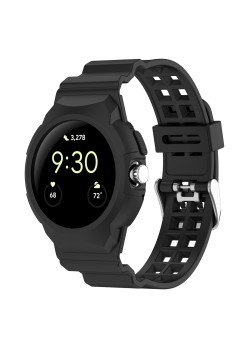 Curea pentru Google Pixel Watch / Watch 2 / Watch 3 41mm - Techsuit Watchband (W065) - Black