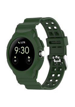 Curea pentru Google Pixel Watch / Watch 2 / Watch 3 41mm - Techsuit Watchband (W065) - Green